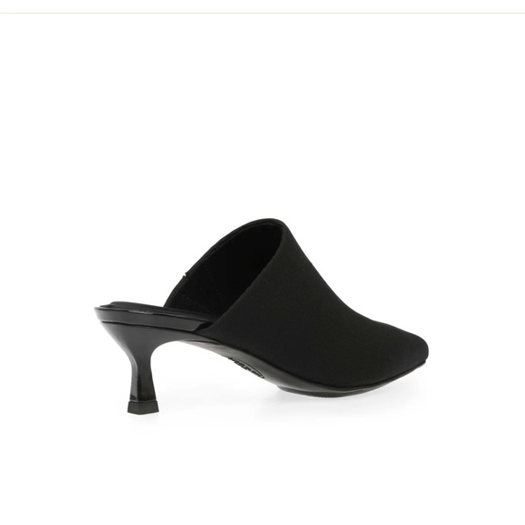 Anne Klein Black Kitten Heels Mules Size 8 - Picture 2 of 16